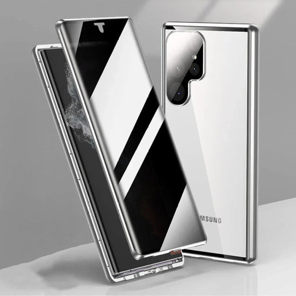 Dual Privacy Glass Metal Bumper Case  - Super Selling.
