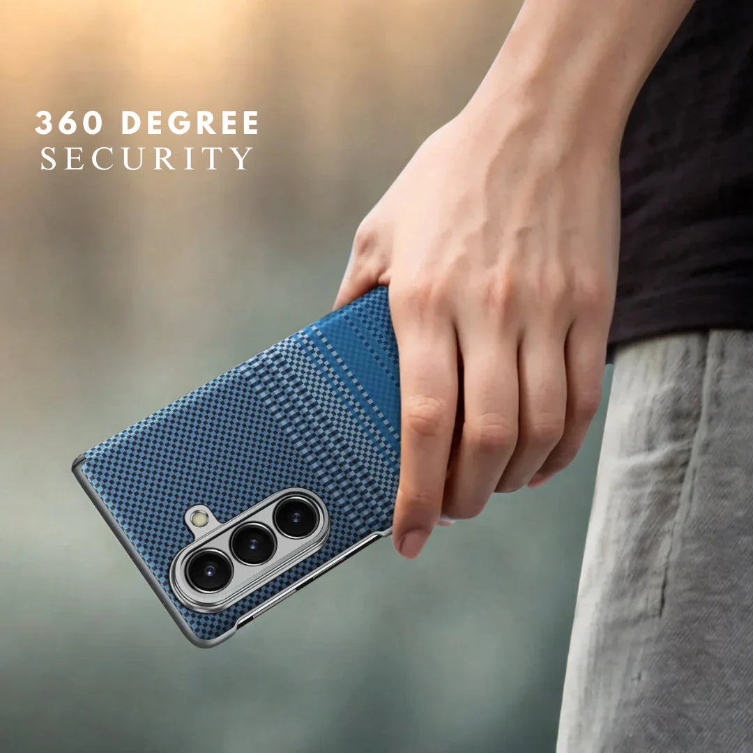 Galaxy Z Fold7 Sunset Glow Tactile Woven Case