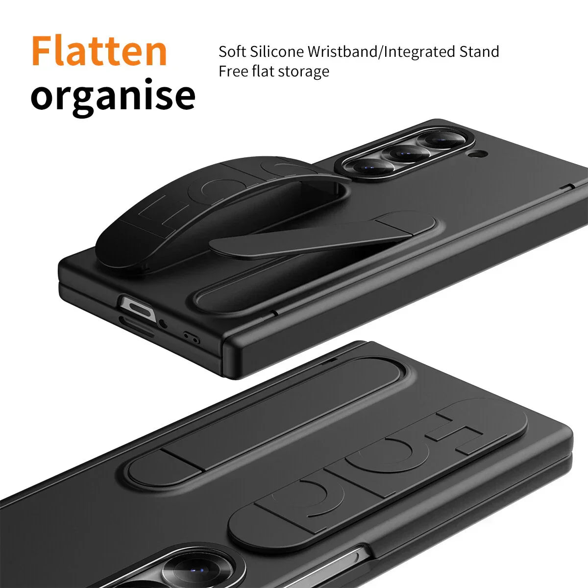 Z Fold Double Function with Front Glass Case